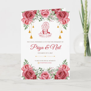 Indian Wedding itinerary & Hindu Wedding Program Programme