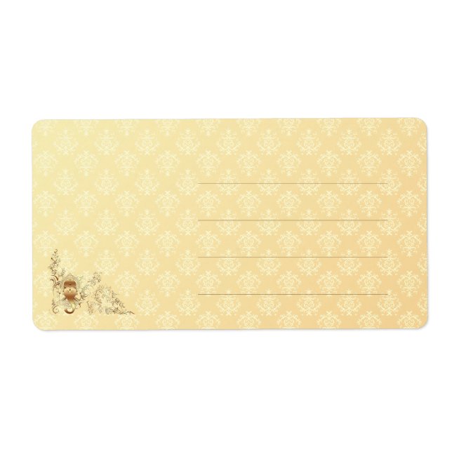 Indian Wedding - Shipping Label (Front)