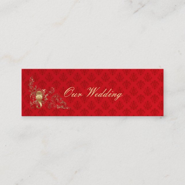 Indian Wedding - Wedding Homepage Card (Front)