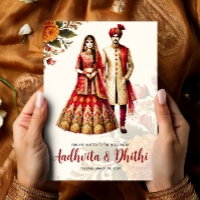 Indian Wedding with Traditional Bride & Groom