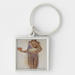 Indian Woman of Florida Key Ring