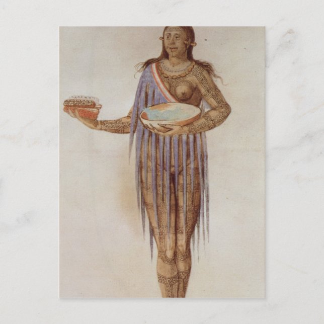 Indian Woman of Florida Postcard (Front)