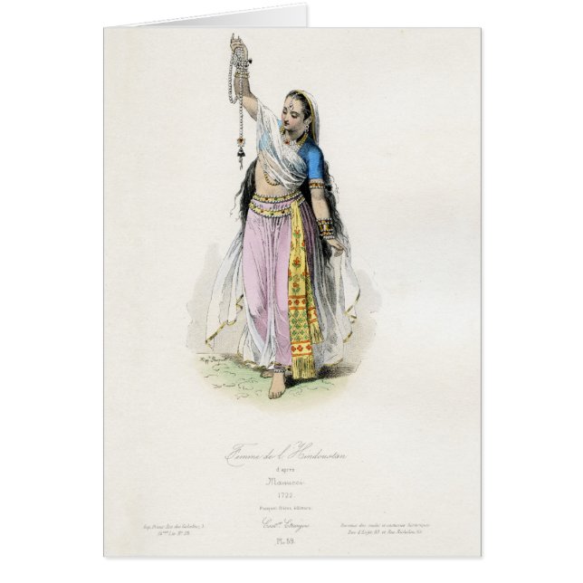 Indian Woman Traditional Costume (Front)