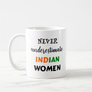 indian women coffee mug