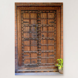 Indian Wooden Door Jigsaw Puzzle