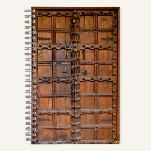 Indian Wooden Door Notebook