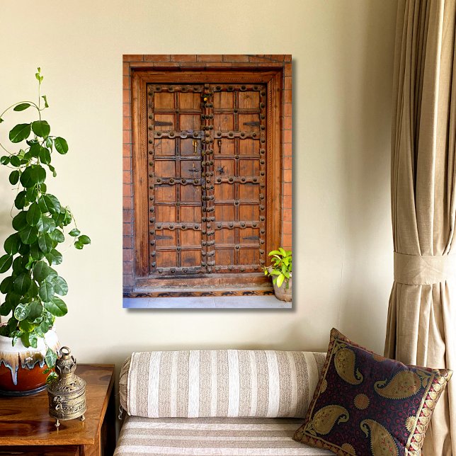 Indian Wooden Door Poster (Creator Uploaded)