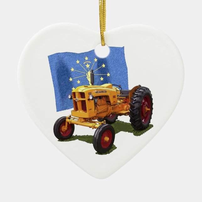 Indiana 445 ceramic tree decoration (Front)