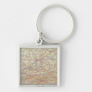 Indiana 7 key ring