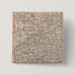 Indiana 8 15 cm square badge