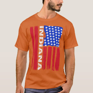 Indiana America flag T-Shirt