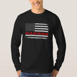Indiana American Flag Warren Usa Patriotic Souveni T-Shirt