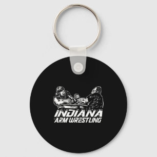 Indiana Arm Wrestling  Key Ring