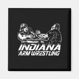 Indiana Arm Wrestling Magnet