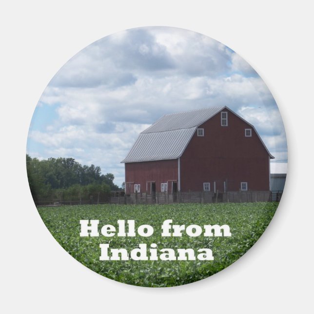 Indiana Barn Magnet (Front)
