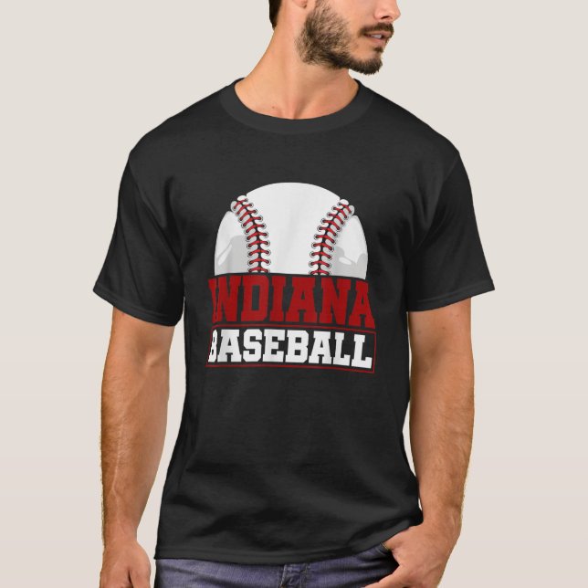 Indiana Baseball T-Shirt (Front)