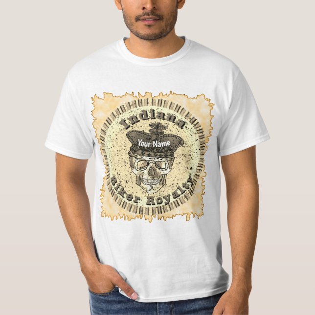 Indiana Biker  T-Shirt (Front)