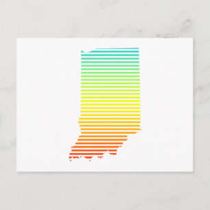 indiana chill fade postcard