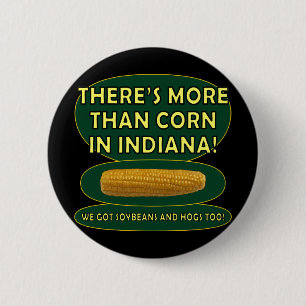 Indiana Corn 6 Cm Round Badge