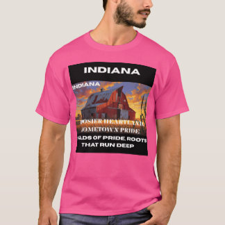 Indiana Crossroads Art retro T-Shirt
