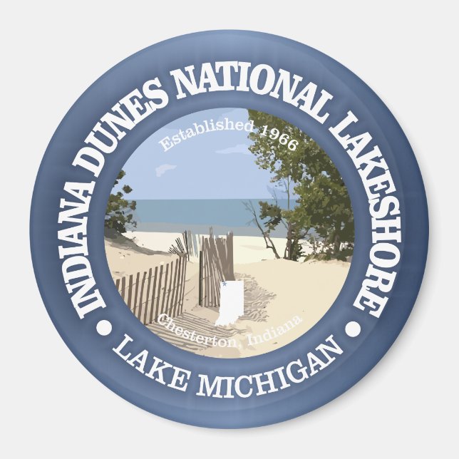 Indiana Dunes National Lakeshore Magnet (Front)