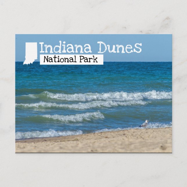 Indiana Dunes National Park Beach Postcard (Front)