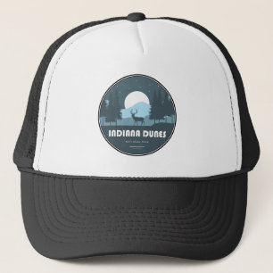 Indiana Dunes National Park Deer Trucker Hat