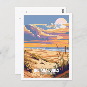 Indiana Dunes National Park Indiana USA Postcard