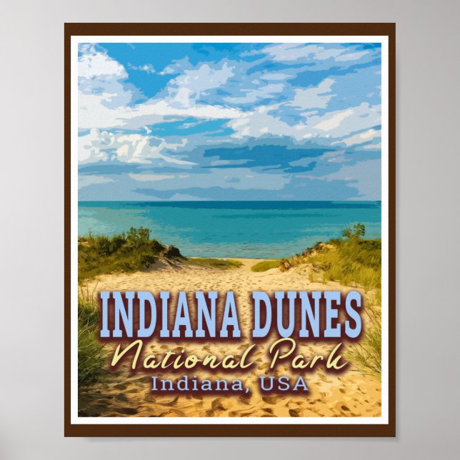 INDIANA DUNES NATIONAL PARK - INDIANA USA POSTER (Front)