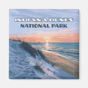 Indiana Dunes National Park Lake Michigan Magnet