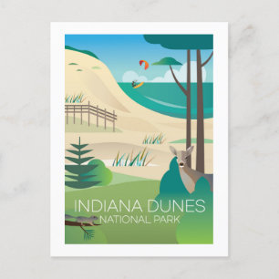 Indiana Dunes National Park Postcard