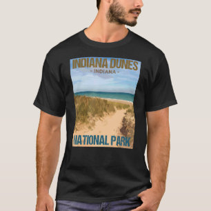 Indiana Dunes National Park Poster Design T-Shirt