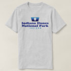 Indiana Dunes National Park Retro Badge Arrowhead 