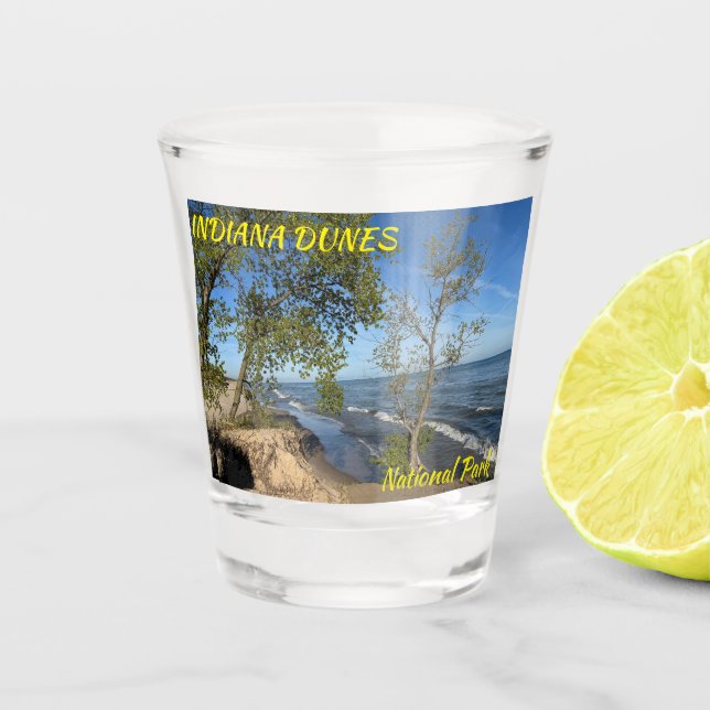 Indiana Dunes National Park Shot Glass (Front)