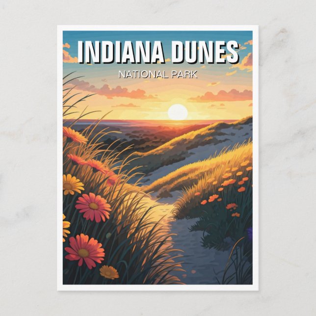 Indiana Dunes National Park Travel Postcard (Front)