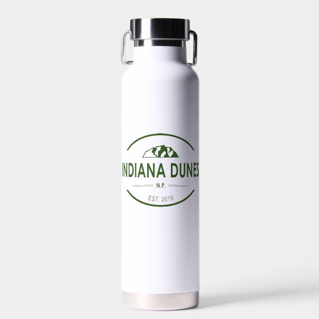 Indiana Dunes National Park Water Bottle (Front)