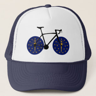 Indiana Flag Cycling Trucker Hat