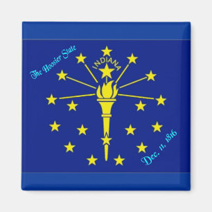 Indiana Flag Magnet