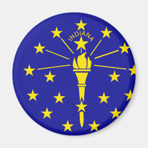 Indiana Flag Magnet