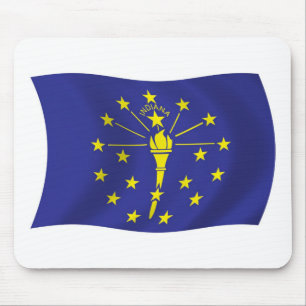 Indiana Flag Mousepad