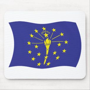 Indiana Flag Mousepad