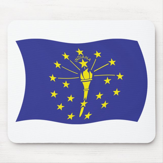 Indiana Flag Mousepad (Front)