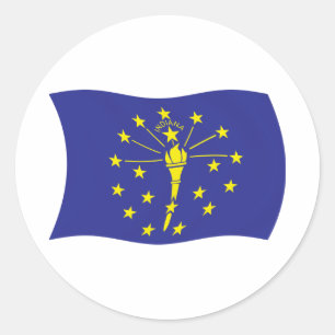 Indiana Flag Sticker