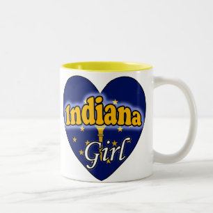 Indiana Girl Two-Tone Coffee Mug
