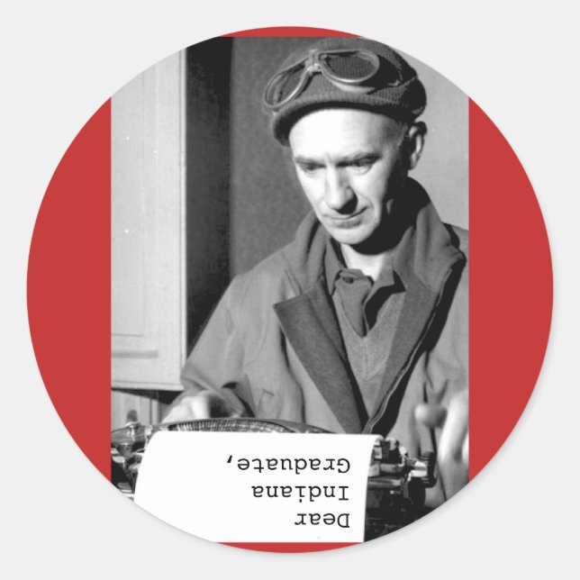 Indiana Graduate Ernie Pyle school sticker (Front)