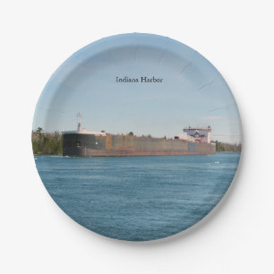 Indiana Harbour paper plate