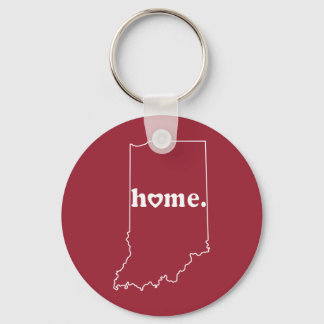 Indiana Home Key Ring