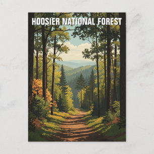 Indiana Hoosier National Forest Travel Postcard