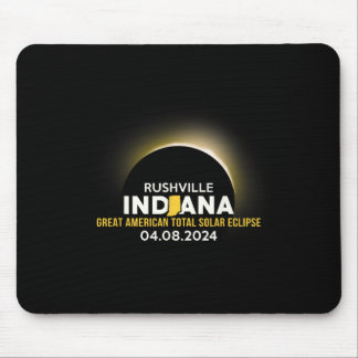 Indiana In Total Solar Eclipse 2024  Mouse Pad
