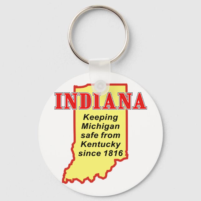 Indiana Key Ring (Front)